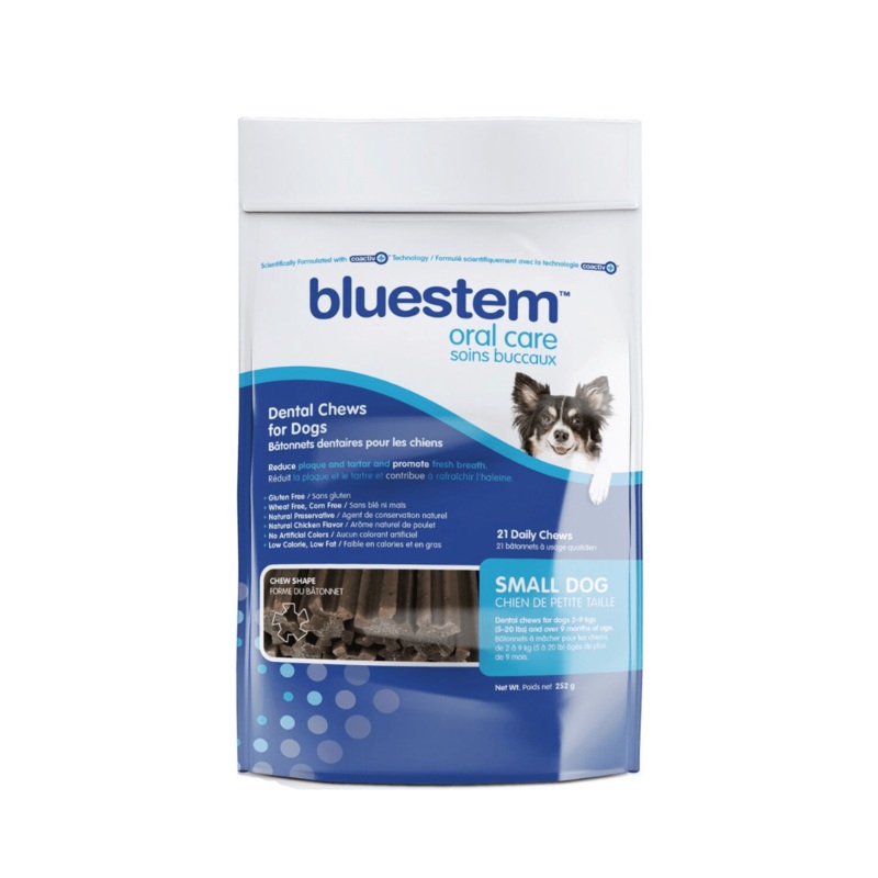 Bluestem Dental Dog Treats - Chicken Flavor Dental Chews