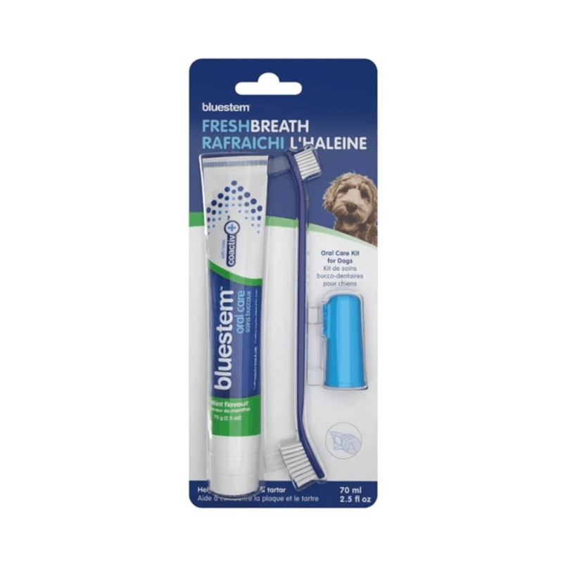 Bluestem Dog Oral Care - Oral Care Kit Vanilla Mint Flavor