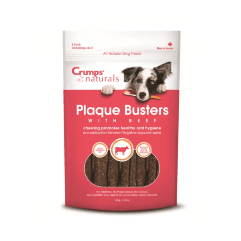 Crumps' Naturals Dog Treats - Plaque Buster with Beef