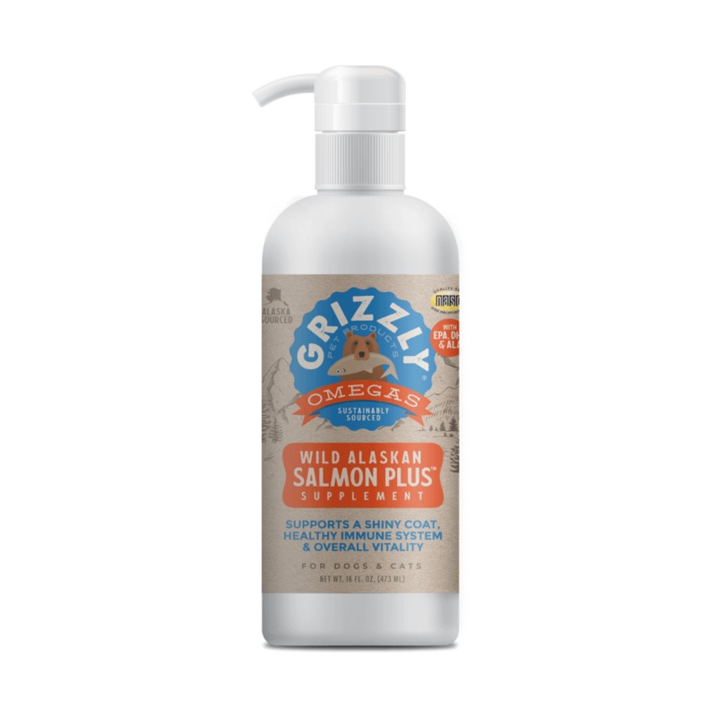 Grizzly Salmon Dog and Cat Supplements - Salmon Plus