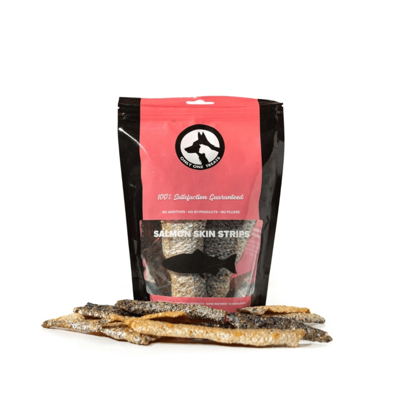 Only One Dog & Cat Treats - Salmon Skin Strips