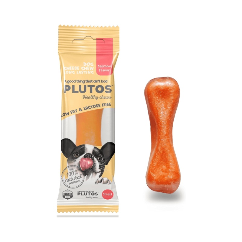Plutos Dog Treats - Salmon and Cheese Healthy Chew