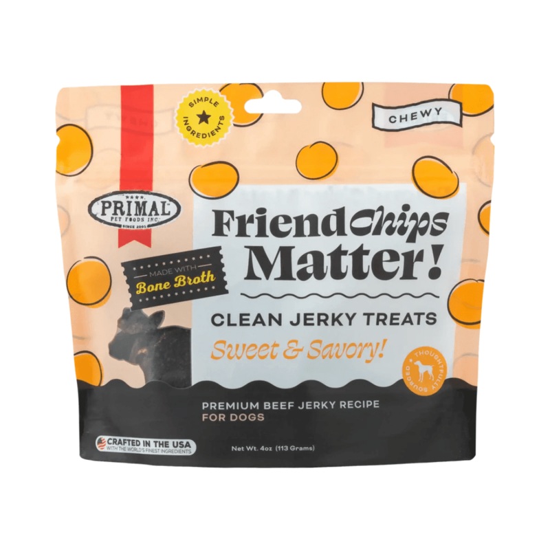 Primal Dog Treats -  FriendChips Matter Beef Jerky Chips