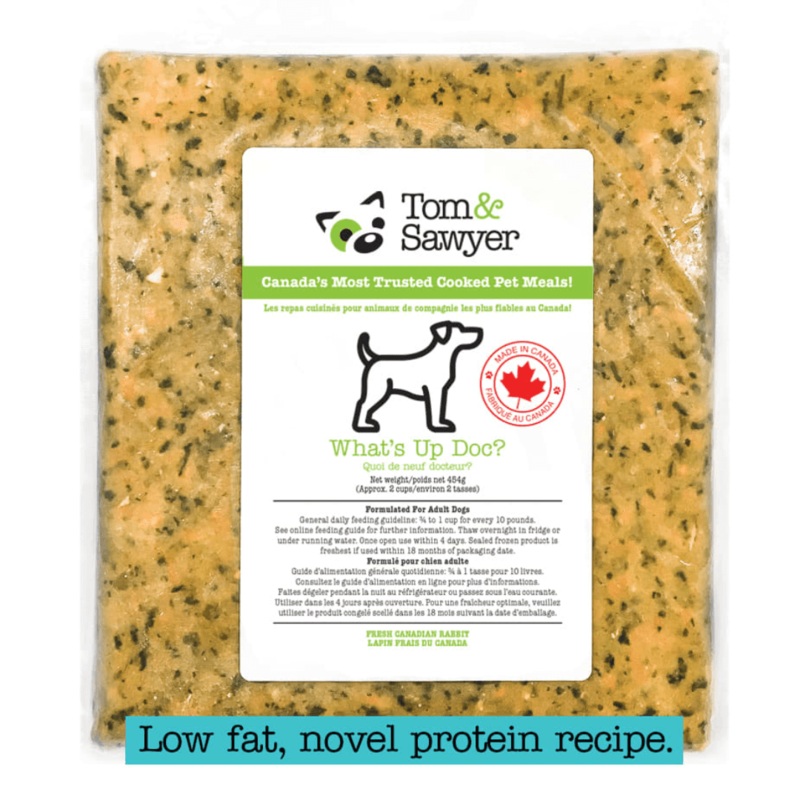 Tom & Sawyer Dog Food - What's Up Doc