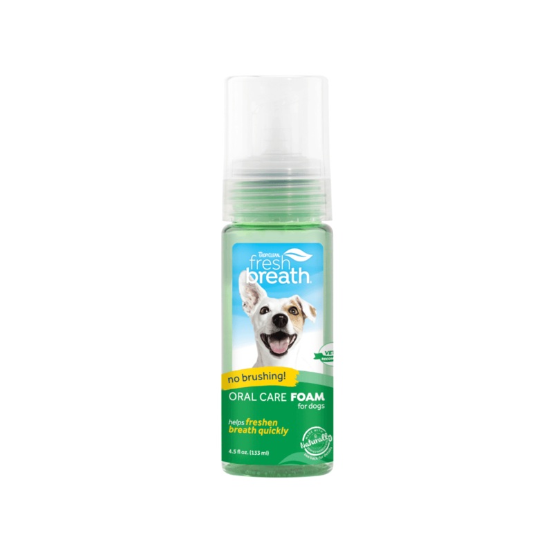 Tropiclean Dog Dental Care - Fresh Breath Oral Care Foam