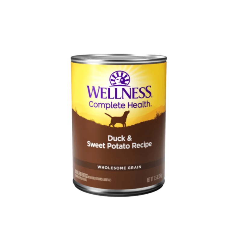 Wellness Wet Dog Food - Duck & Sweet Potato Pate Recipe