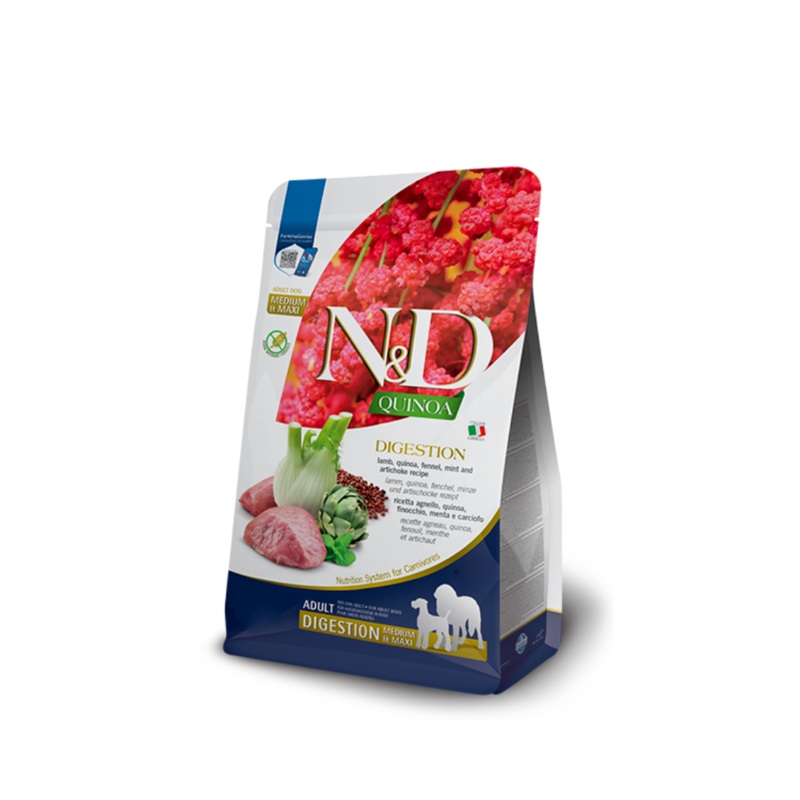 Farmina N&D Dry Dog Food - Digestion Quinoa & Lamb Adult