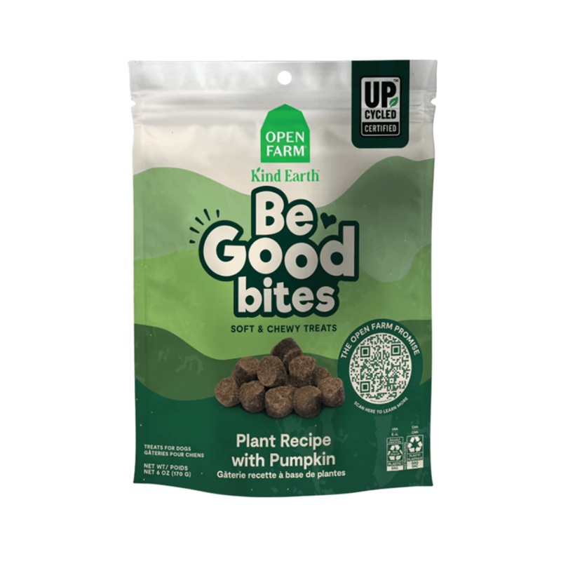 Open Farm Dog Treats  - Be Good Bites Plant & Pumpkin
