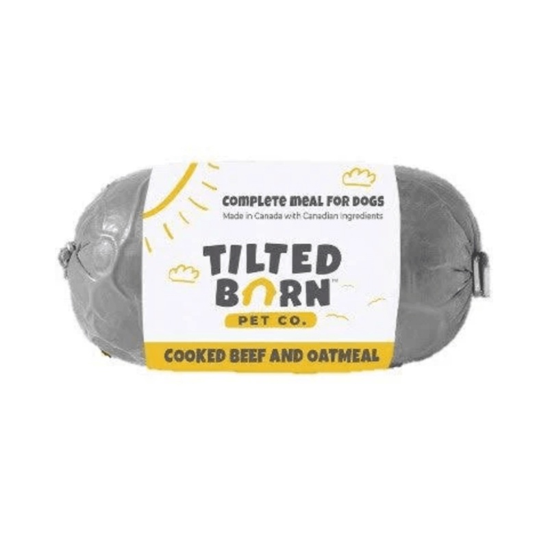 Tilted Barn Frozen Dog Food - Cooked Beef and Oatmeal