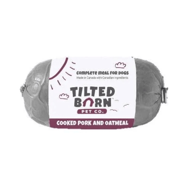 Tilted Barn Frozen Dog Food - Cooked Pork and Oatmeal