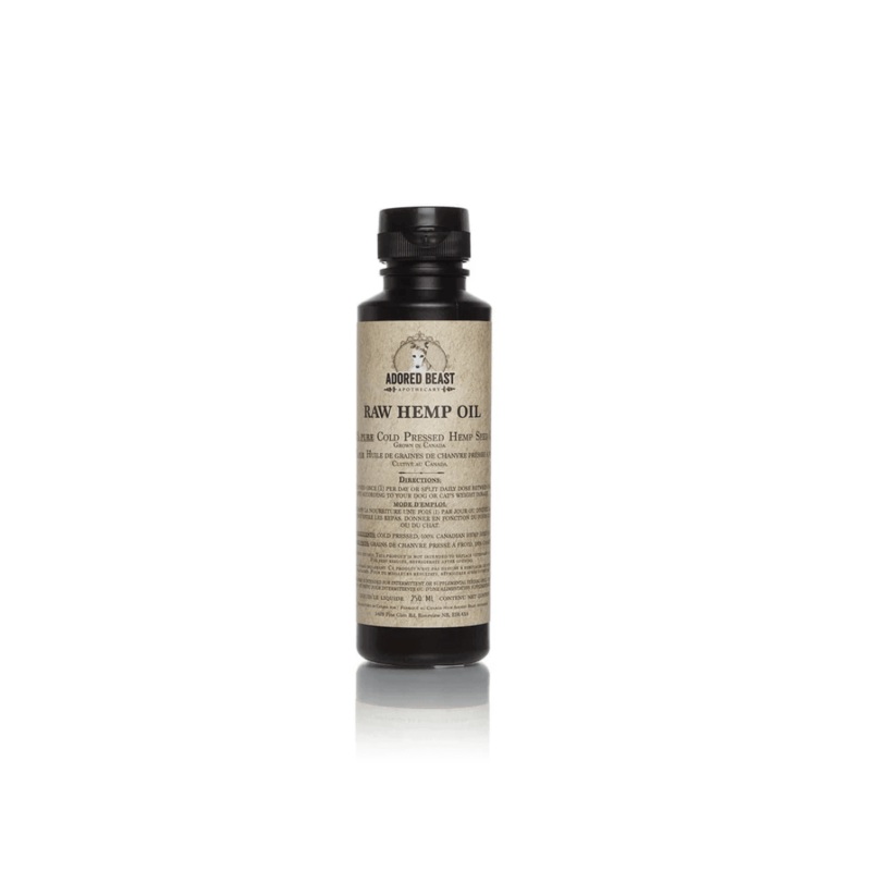 Adored Beast Dog and Cat Supplements - Raw Hemp Oil