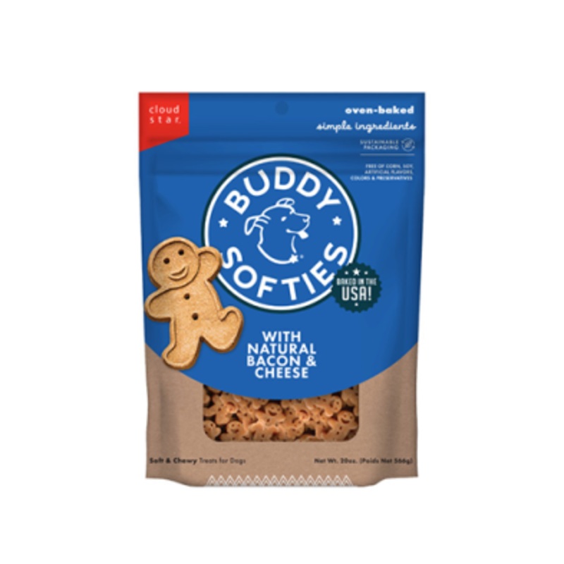 Buddy Biscuits Soft & Chewy with Natural Bacon & Cheese Dog Treats