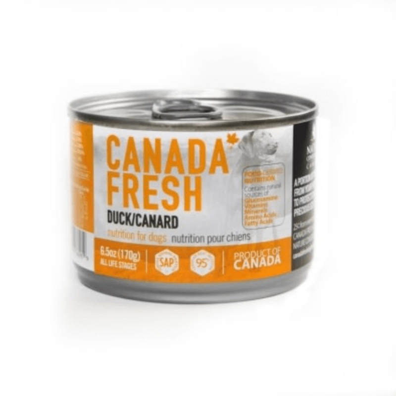 Canada Fresh Wet Dog Food - Duck Canned