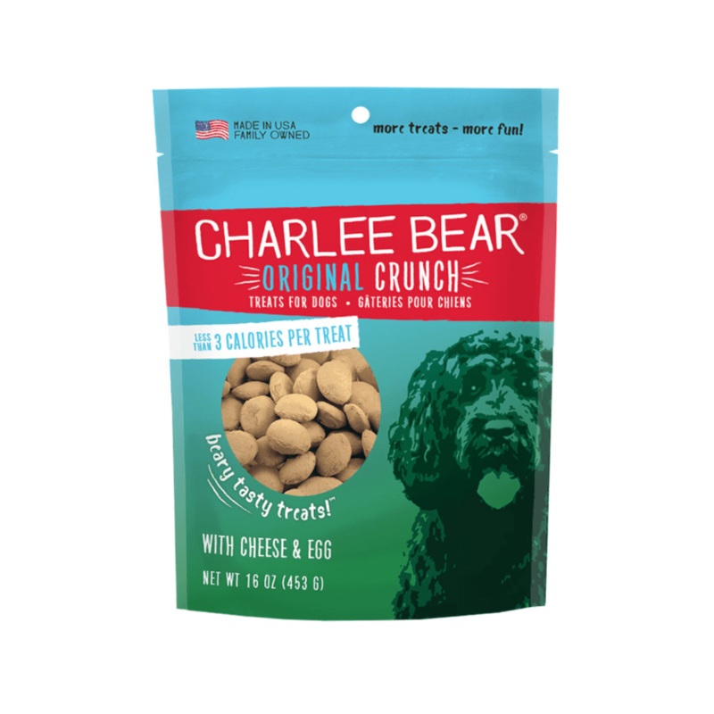 Charlee Bear Dog Treats - Original CRUNCH with Cheese and Egg