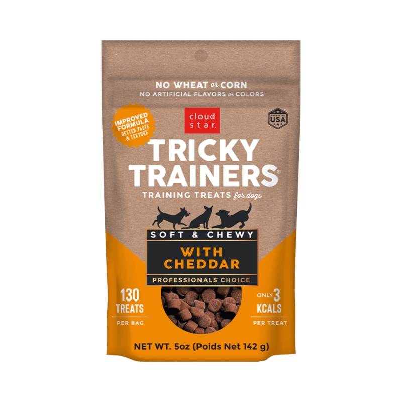 Cloud Star Dog Treats - Tricky Trainers Soft & Chewy With Cheddar