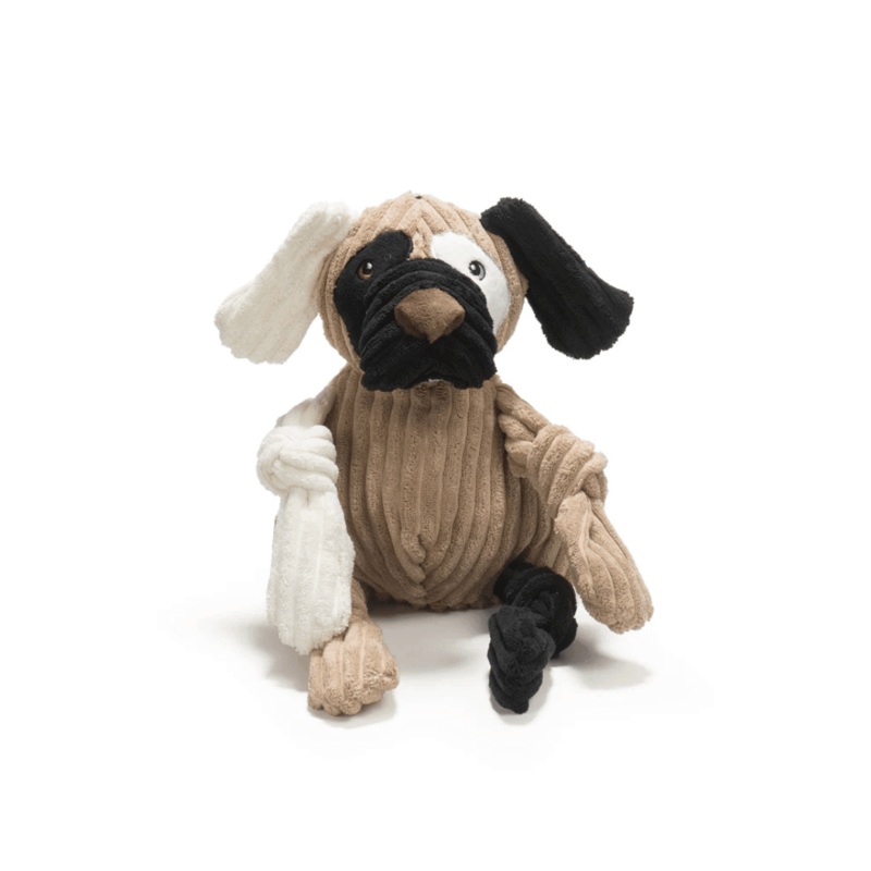 Huggle Hounds Dog Toys - Knottie Patches HuggleMutt