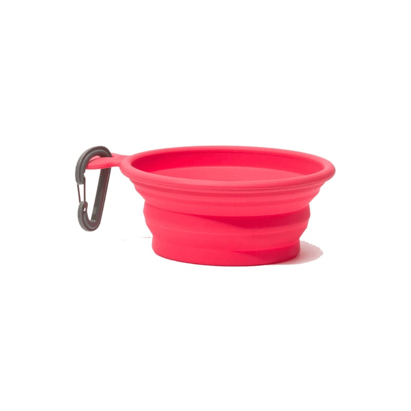 Messy Mutts Dog Bowl - Silicone Collapsible Travel Bowl