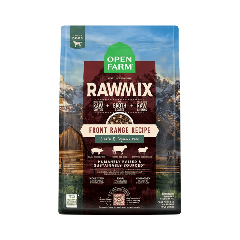 Open Farm Dry Dog Food - Front Range Grain-Free RawMix