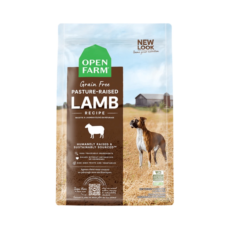Open Farm Dry Dog Food - Pasture-Raised Lamb Grain-Free
