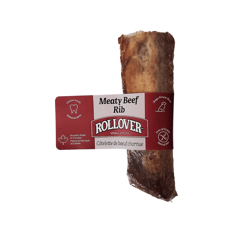 Rollover Dog Treats - Meaty Beef Ribs