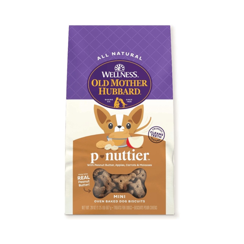 Wellness Dog Treats - Old Mother Hubbard Classic P-Nuttier Biscuits