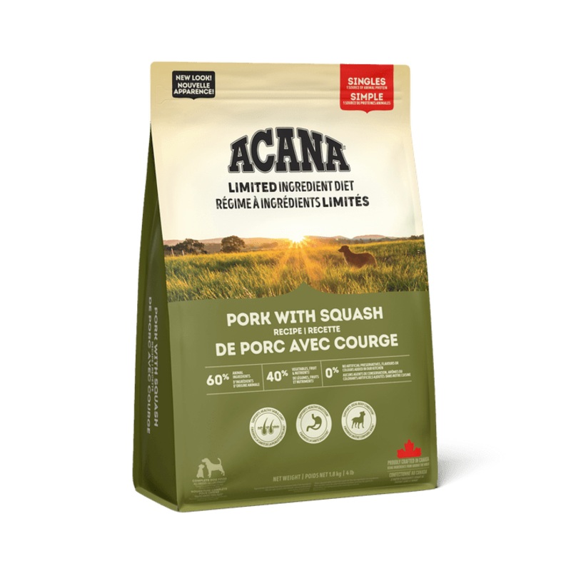 Acana Dry Dog Food - Pork With Squash Recipe