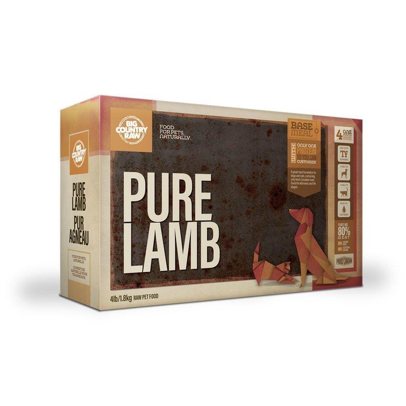 Big Country Raw Frozen Dog and Cat Food - Pure Lamb Carton