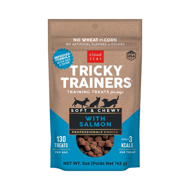 Cloud Star Dog Treats - Tricky Trainers Soft & Chewy Salmon