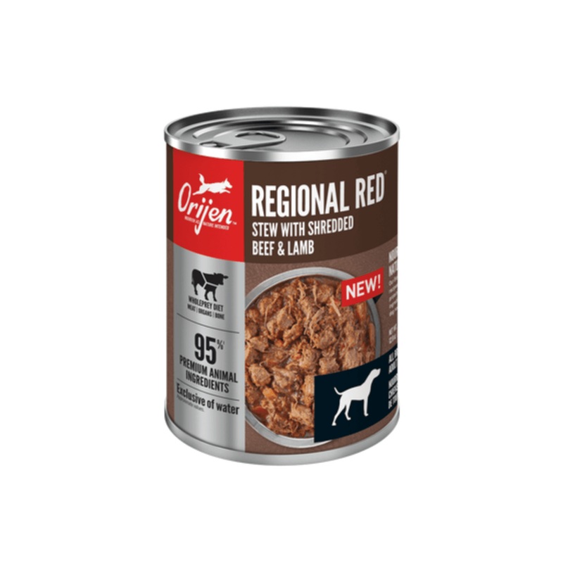 Orijen Wet Dog Food -  Regional Red Stew With Shredded Beef & Lamb Canned