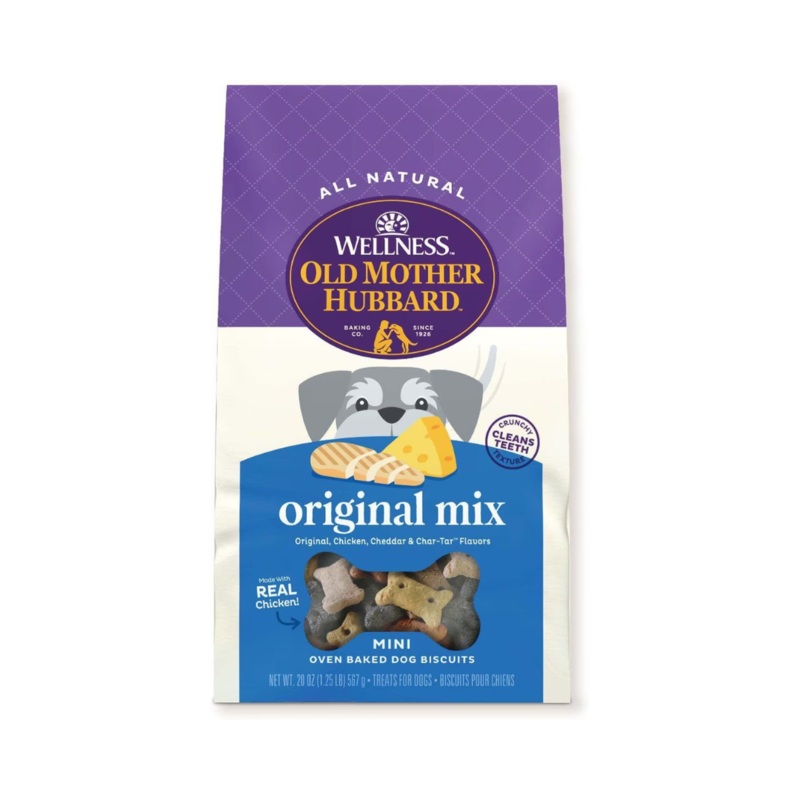 Wellness Old Mother Hubbard Dog Treat - Classic Original Assortment Oven-Baked Mini