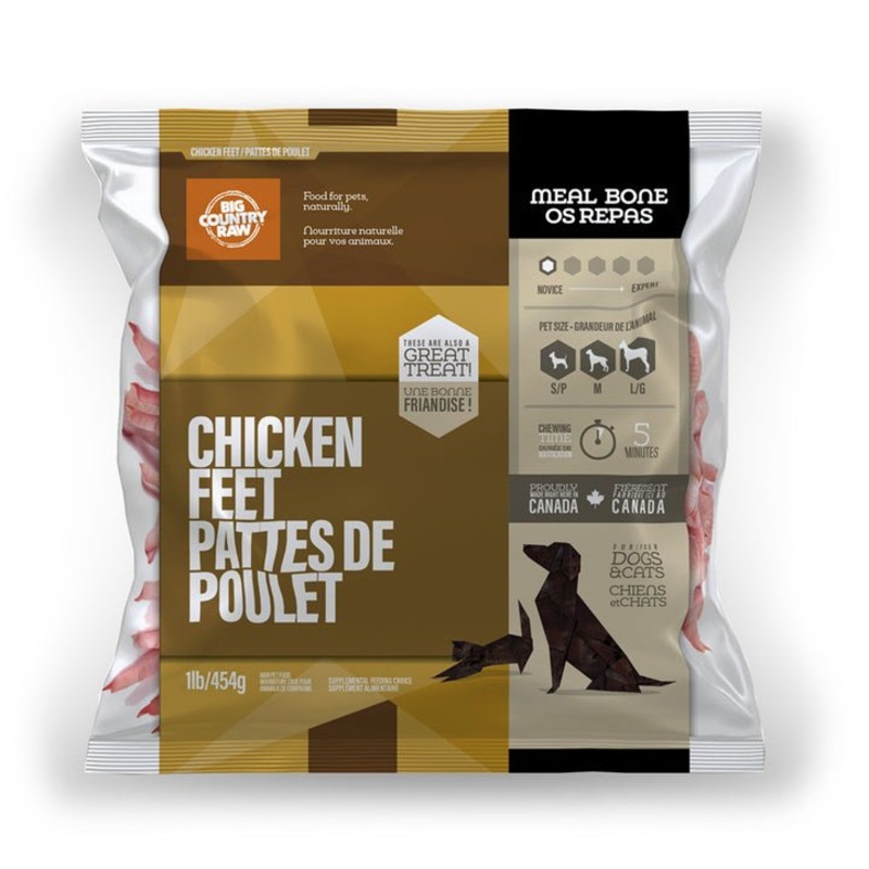 Big Country Raw Dog Treats - Chicken Feet