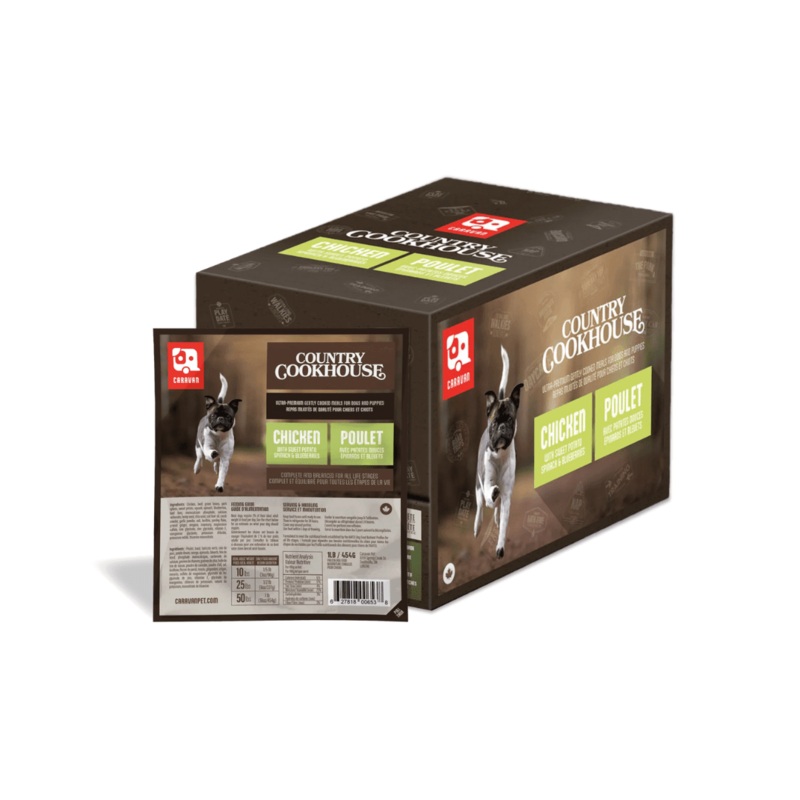 Big Country Raw Frozen Dog Food  - Caravan - Gently Cooked Chicken
