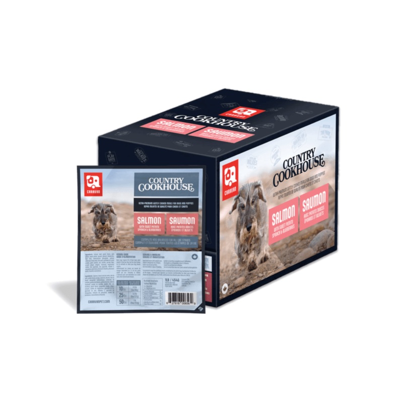 Big Country Raw Frozen Dog Food  - Caravan - Gently Cooked Salmon