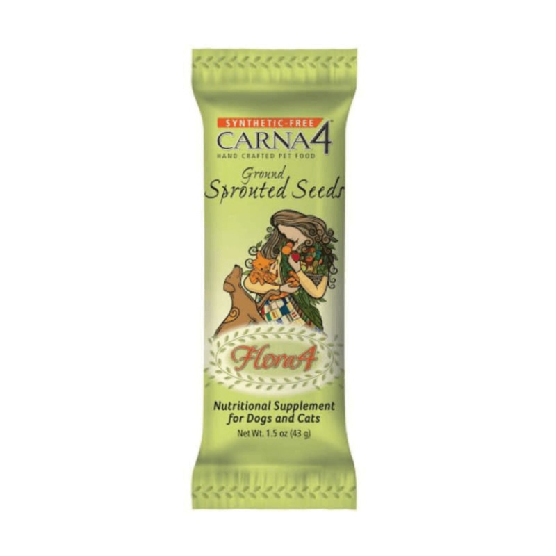 Carna4 Flora4 Dog and Cat Supplement - Original Sprouted Seeds Topper