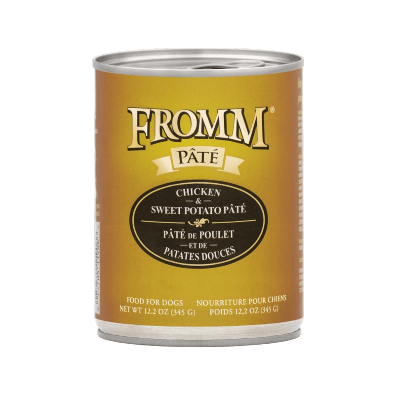 Fromm Wet Dog Food - Chicken & Sweet Potato Pate Canned