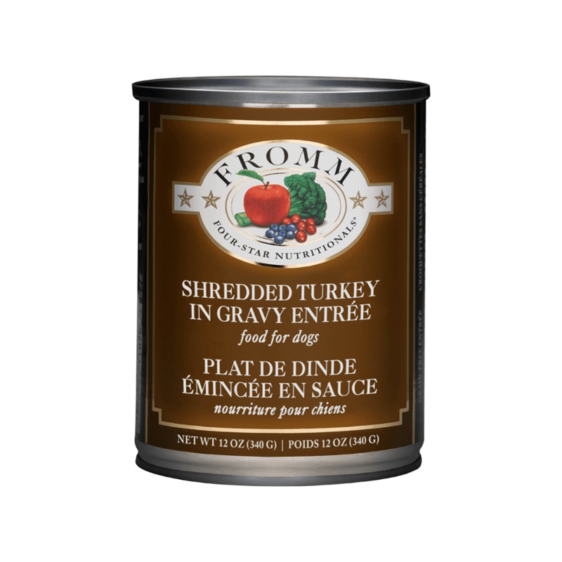 Fromm Wet Dog Food - Four Star Nutrionals Shredded Turkey in Gravy Canned