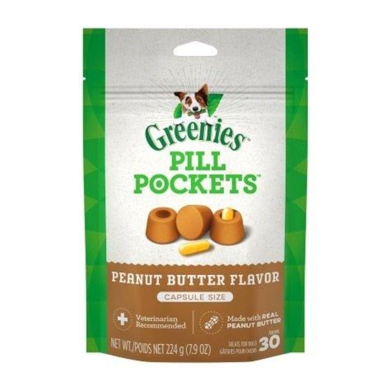 Greenies Pill Pockets Dog Treats - Peanut Butter Flavor