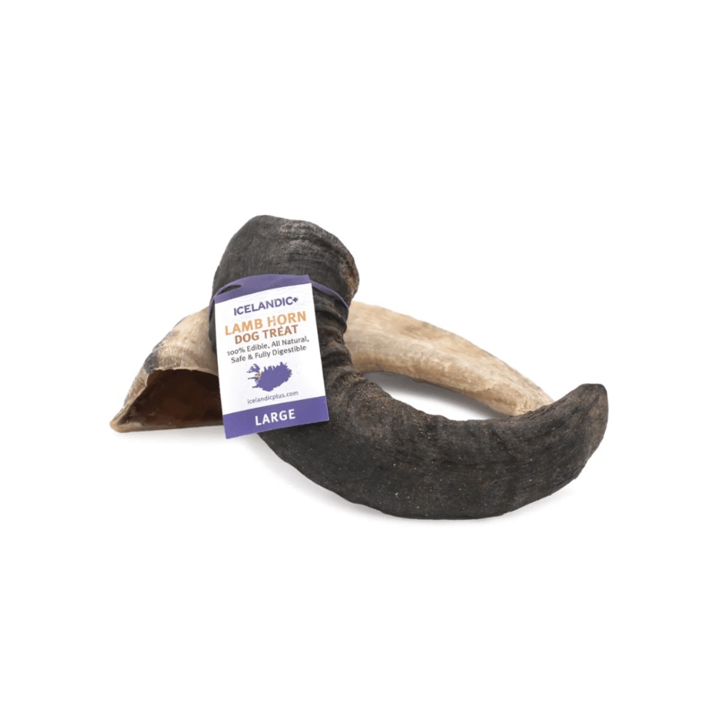 Icelandic+ Dog Treats - Lamb Horn Chews