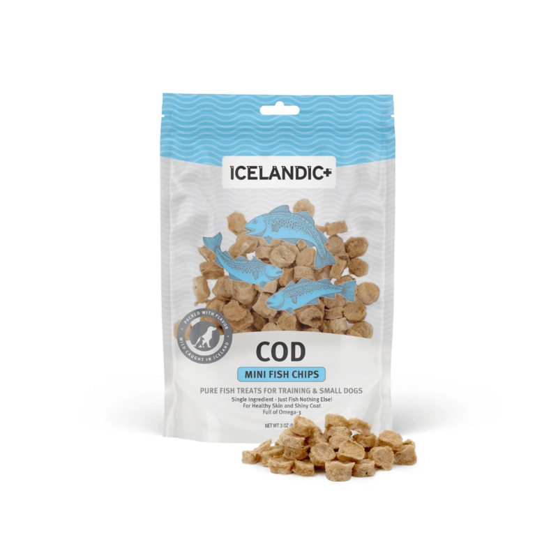 Icelandic+ Dog Treats - Mini Cod Fish Chips