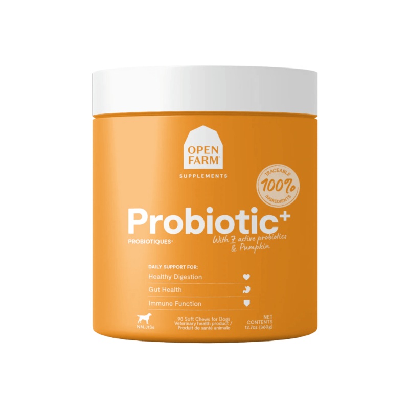 Open Farm Dog Supplements - Probiotics and Pumpkin Chews