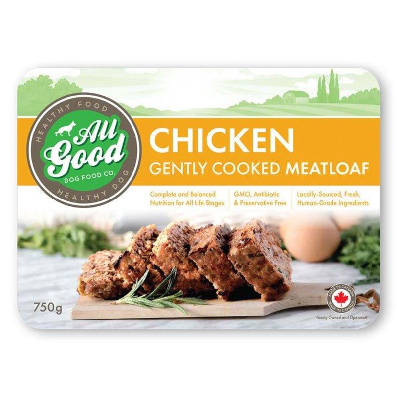 All Good Frozen Dog Food - Chicken Gently Cooked Meatloaf