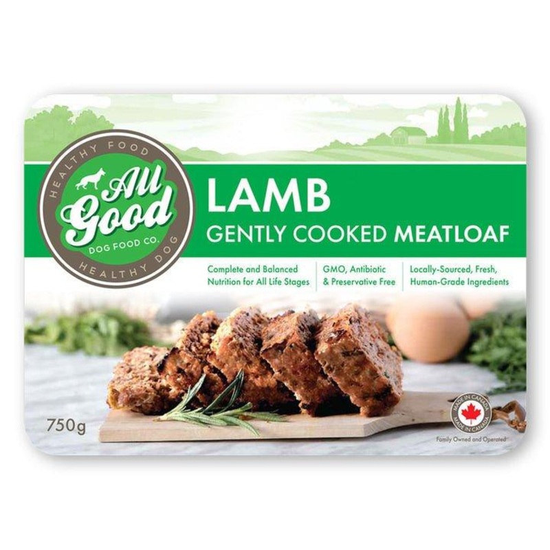 All Good Frozen Dog Food - Lamb Gently Cooked Meatloaf