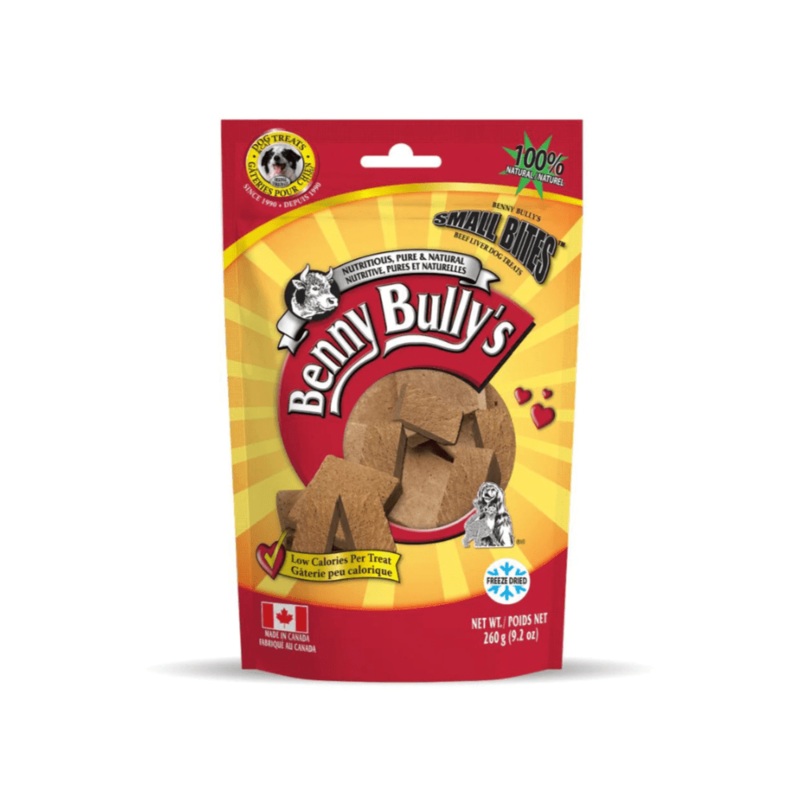 Benny Bully's Freeze-Dried Dog Treats - Small Bites Liver Chops