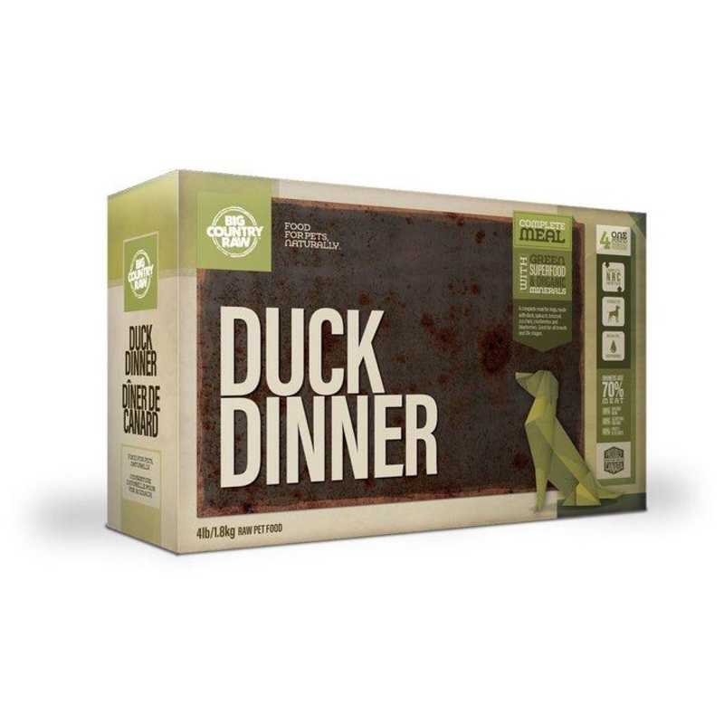 Big Country Raw Frozen Dog Food - Duck Dinner Carton