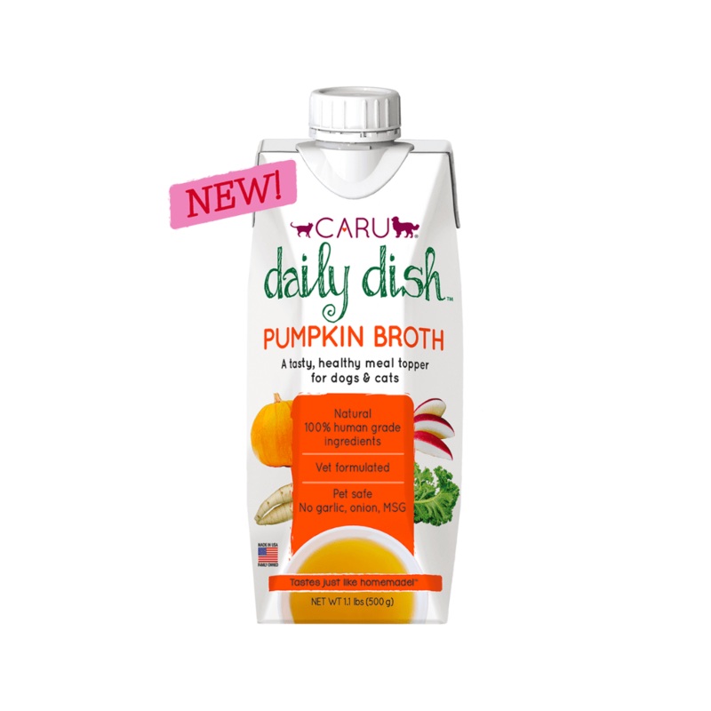 Caru Daily Dish Dog and Cat Food Toppers - Pumpkin Broth
