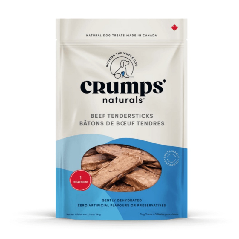 Crumps' Naturals Baked Dog Treats - Beef Tendersticks