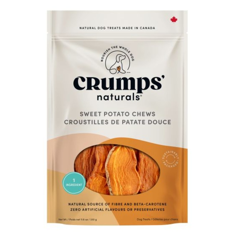 Crumps' Naturals Dog Treats - Sweet Potato Chews