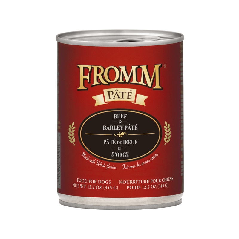 Fromm Wet Dog Food - Beef & Barley Pate Canned