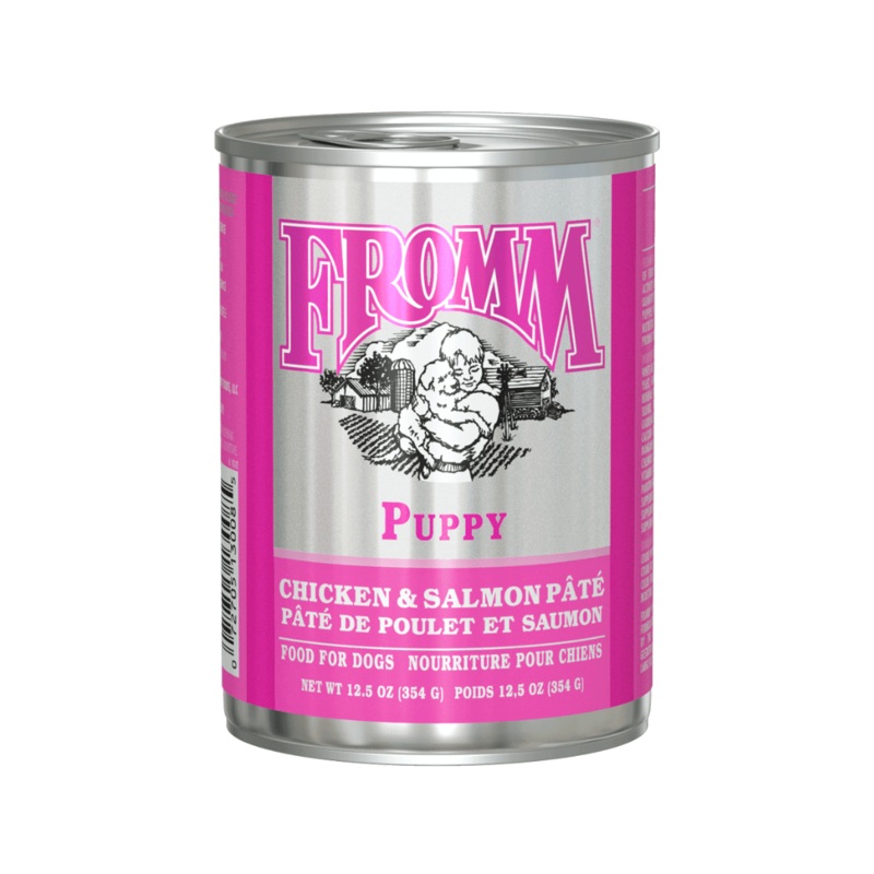 Fromm Wet Dog Food - Classic Puppy Chicken & Salmon Pate Canned