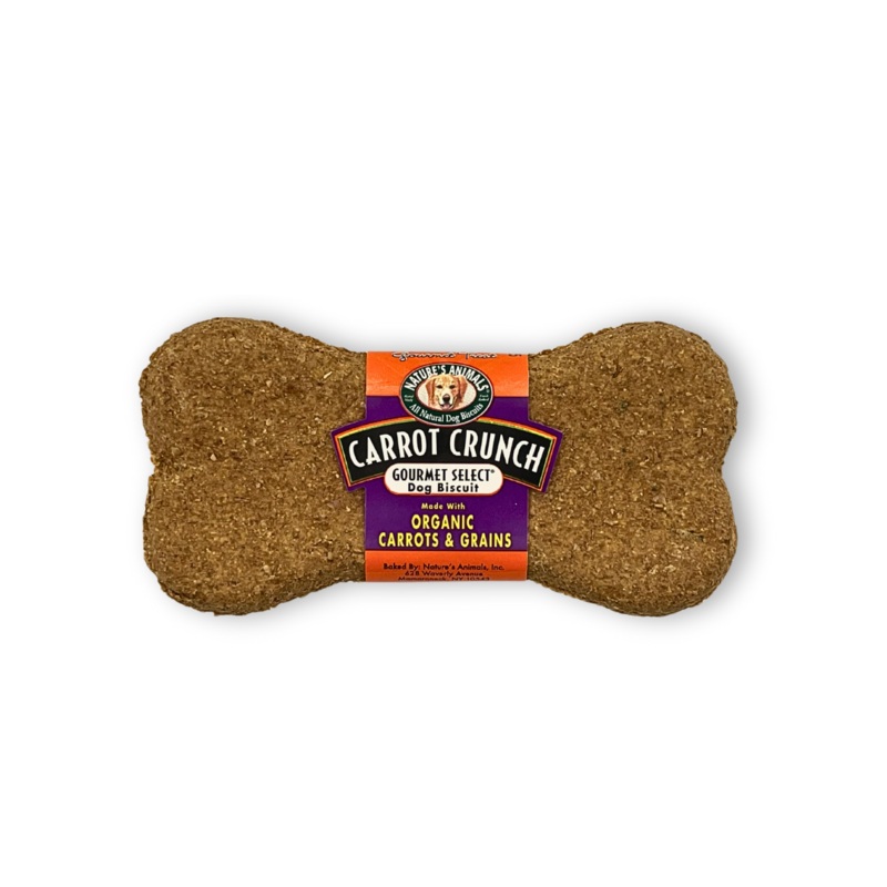 Nature's Animals Dog Treats - Gourmet Select Carrot Crunch Biscuit